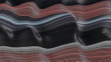 weave lines. Abstract background colored dynamic waves cloth wavy folds 3d illustration photo