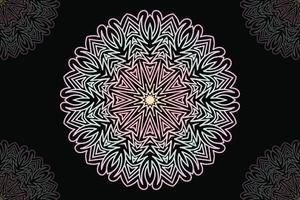 diseño de mandalas diseño de patrón de mandala ornamental vectorial. vector