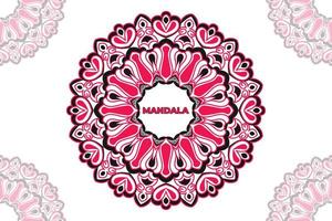 Abstract mandala background design. Frame mandala pattern design. vector