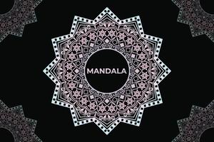 Abstract mandala background design. Frame mandala pattern design. vector