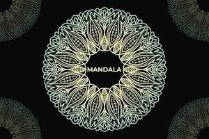 diseño de fondo de mandala abstracto. diseño de patrón de mandala de marco. vector