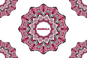 Abstract mandala background design. Frame mandala pattern design. vector