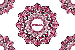 diseño de fondo de mandala abstracto. diseño de patrón de mandala de marco. vector