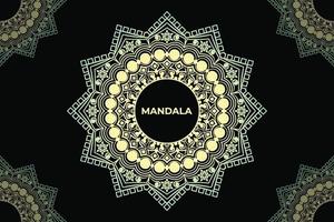 diseño de fondo de mandala abstracto. diseño de patrón de mandala de marco. vector