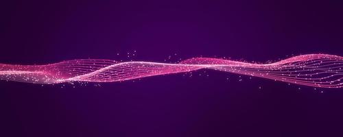 Futuristic wave. Abstract technology background. big data. Analytical data sorting .3D rendering. photo