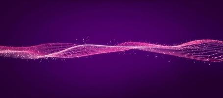 Futuristic wave. Abstract technology background. big data. Analytical data sorting .3D rendering. photo
