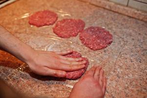 cooking at kitchen photo