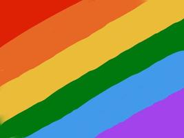 LGBT background rainbow flag, pride mounth photo