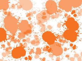 dot spread red and orange color Paint suffuse on white paper background abstract artwork Contemporary arts, Artistic paper, space for frame copy write postcard photo