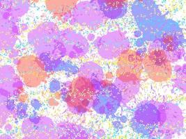 dot spread blue, violet orange color Paint suffuse on white paper background abstract artwork Contemporary arts, Artistic paper, space for frame copy write postcard photo