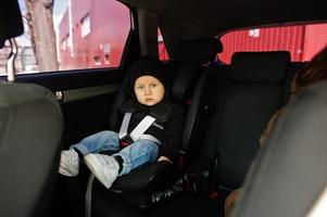 Baby in car photo