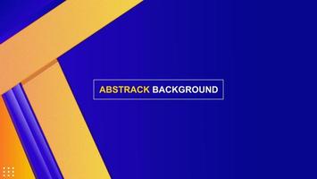 Blue and yellow geometric gradient background,abstrack background design ,elegant background vector