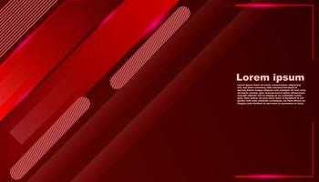 Modern dark red black white line abstract background for presentation design template. Vector illustration