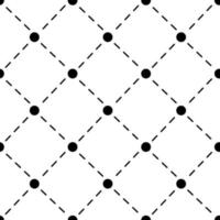 Rhombus seamless pattern template. Simple vector fabric print template. Isolated dotted line ornament.