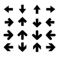 Arrow icon. Arrows right up and down on a white background. vector eps 10