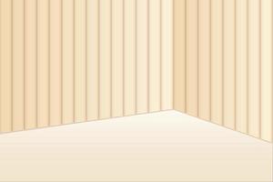 3D Room brown presentation background vector