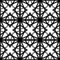 Geometric seamless patterns background design Black. Abstract line art pattern for wallpaper vector