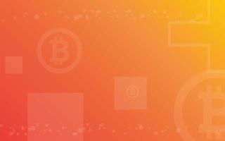 Light and dark background, Bitcoin crypto currency illustration vector for page, logo, card, banner, web and printing.