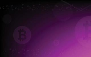 Light and dark background, Bitcoin crypto currency illustration vector for page, logo, card, banner, web and printing.