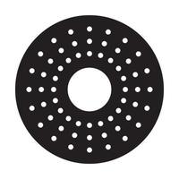 Bagel breads flat vector icon for apps or websites
