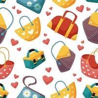 Bag Fashion Seamless Pattern vector