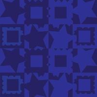 This is a vector seamless ornament.  Geometric shapes are presented in blue shades.  The pattern is suitable for backgrounds.