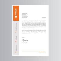 Clean and Modern Letterhead Template vector