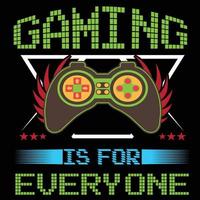 Gaming is for everyone vector