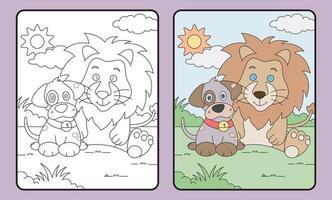 learn coloring for kids and elementary school. vector