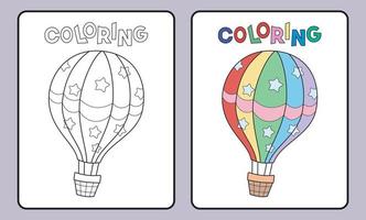 aprender a colorear para niños y escuela primaria. vector