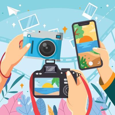 Photography Day Celebration Concept