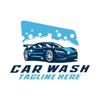 logotipo de lavado de autos vector