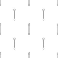 Seamless pattern with wrench icon. Spanner key. Repair symbols. Vector illustration for design, web, wrapping paper, fabric, wallpaper.