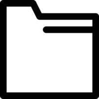 Computer and Hardware Theme Folder Icon vector