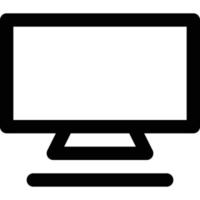 icono del monitor del director ejecutivo vector