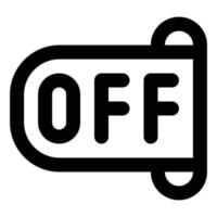 Offline, Line Style Icon Empty States vector