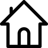 Computer and Hardware Theme House Icon vector