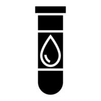 blood test tube icon vector