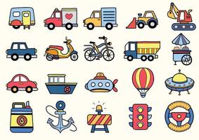 vehicles icon object vector illustration for banner