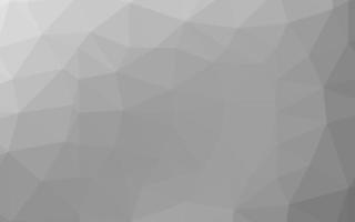 Light Silver, Gray vector polygon abstract backdrop.