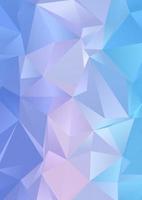 Fondo de diseño abstracto pastel low poly vector