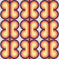 Vintage retro pattern background vector