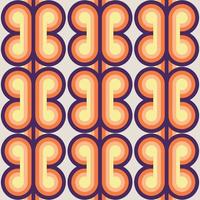 Vintage retro pattern background vector