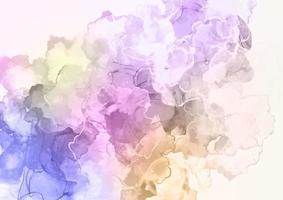 hand painted watercolour background in pastel colours vector