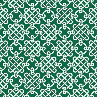 Celtic Knot Seamless Pattern Background