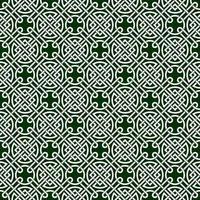 Celtic Knot Seamless Pattern Background vector