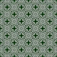 Celtic Knot Seamless Pattern Background vector