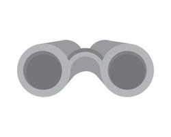 binoculars icon flat vector