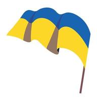 flag of ukraine vector