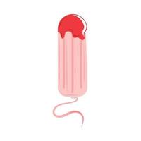 female tampon for menstruation vector